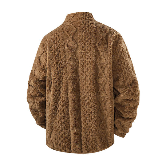 Herren Kuschelige Fleecejacke Shop Nory