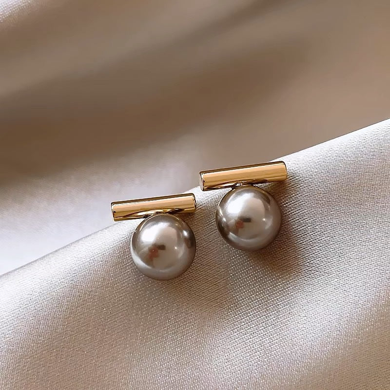 Damen zeitgenössische Perlen Tropfen Ohrringe Shop Nory