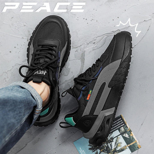 Herren Retro-Outdoor-Sneaker mit profiliertem Trail-Laufsohle und atmungsaktivem Mesh Shopy Nory