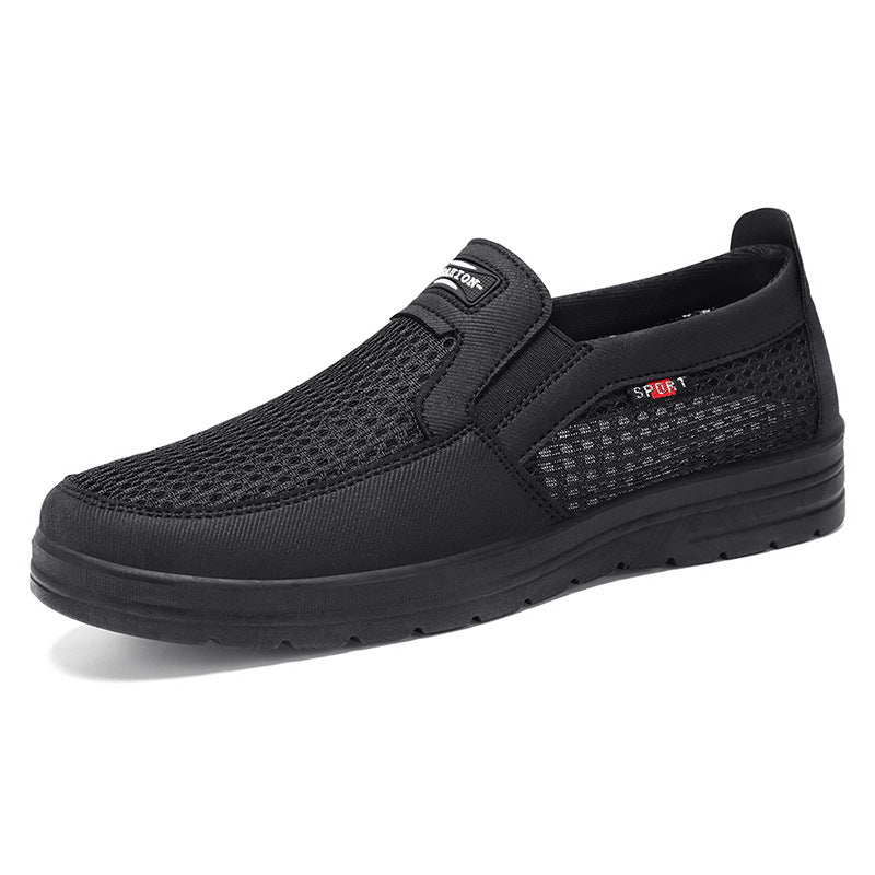Herren nan atmungsaktiver Slip-On Freizeitschuh mit gestricktem Obermaterial, elastischem Einstieg und stoßdämpfender EVA-Sohle Shop Nory
