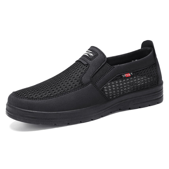 Herren nan atmungsaktiver Slip-On Freizeitschuh mit gestricktem Obermaterial, elastischem Einstieg und stoßdämpfender EVA-Sohle Shop Nory