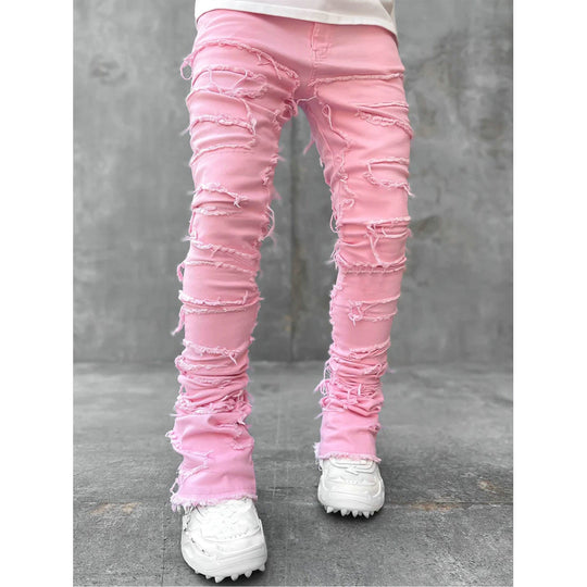 Herren lässige Ripped Jeans im modischen Schnitt