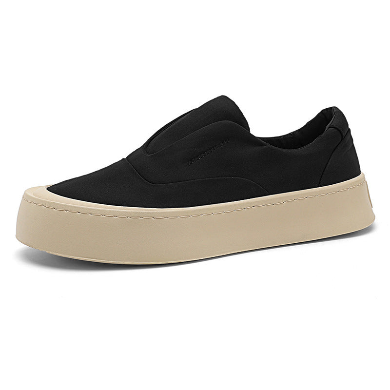 Damen Plateauslipper-Sneaker mit elastischer Schlupfpassform und dicker Gummi-Plateausohle Shopy Nory