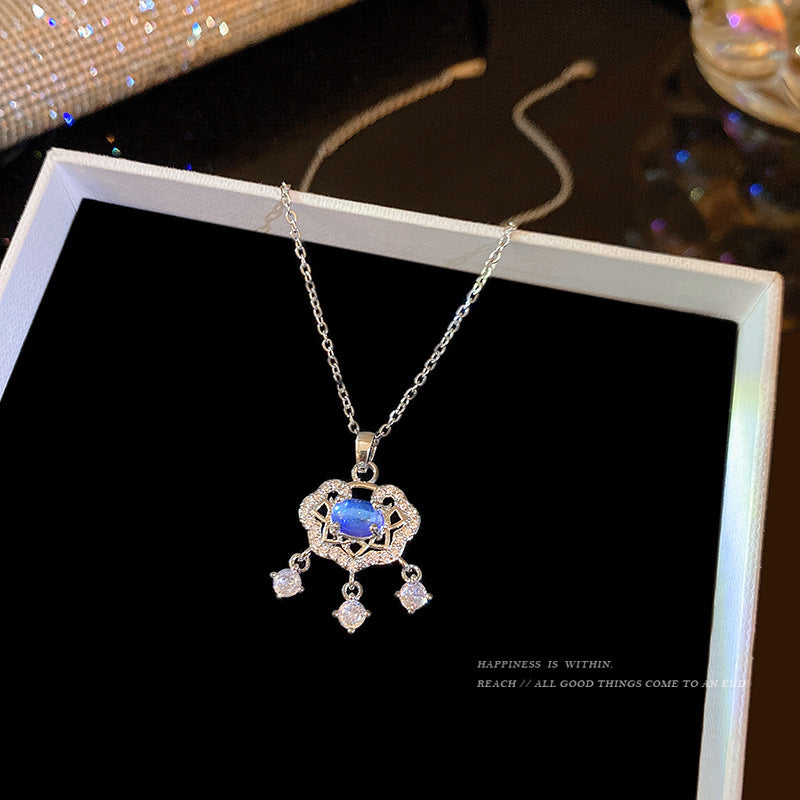 Damen Halskette mit funkelndem Anhänger im verspielten Tierdesign Shop Nory
