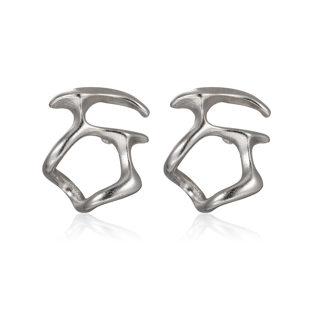 Damen Ohrclips mit modernem, organischem Design Shop Nory