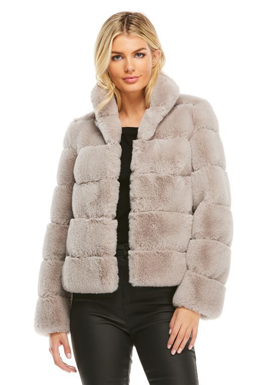 Damen Modische Daunenjacke mit hohem Kragen