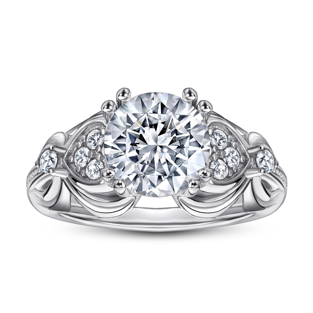 Damen Eleganter Verlobungsring mit kunstvollem Design Shop Nory