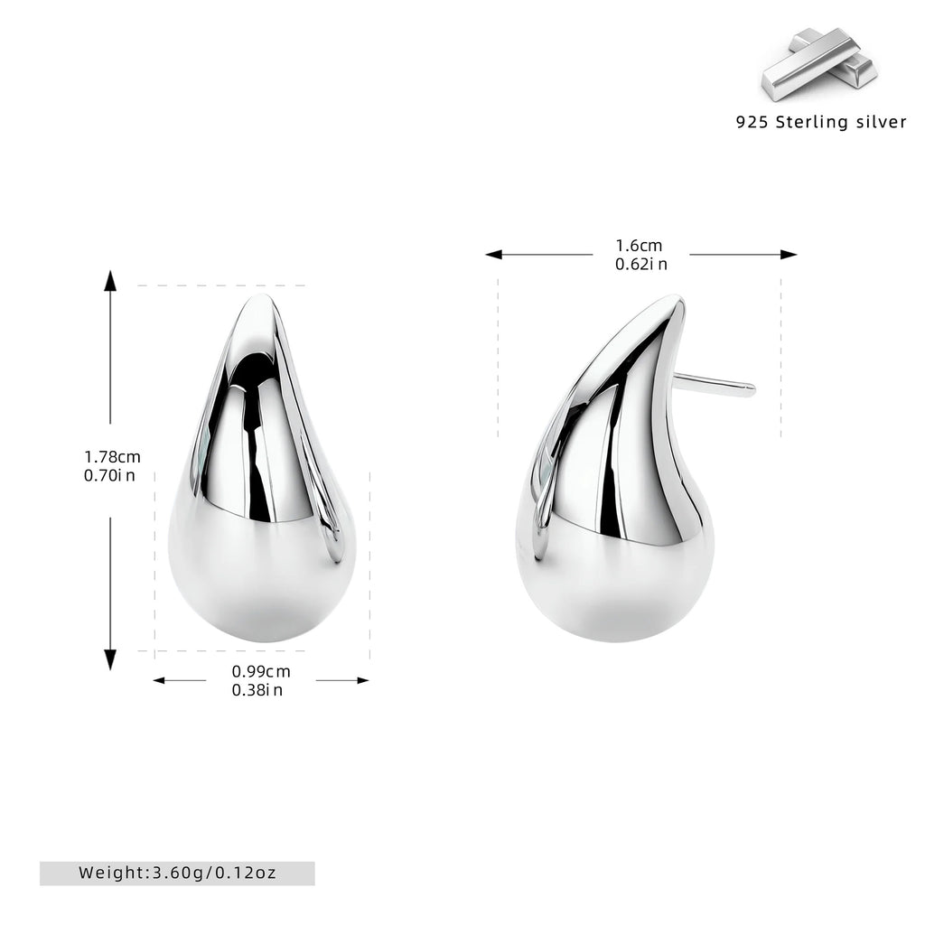 Damen Ohrstecker im eleganten Tropfen-Design Shop Nory