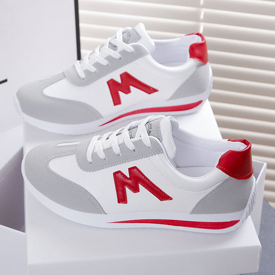 Damen Leichte Retro-Running Sneaker mit gepolsterter Komfortsohle und seitlichem Logo Shop Nory