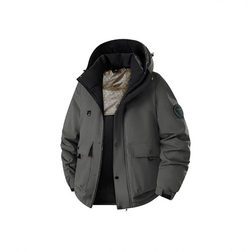 Herren Isolierter Urban-Parka mit Stehkragen und verdeckter Kapuze Shop Nory