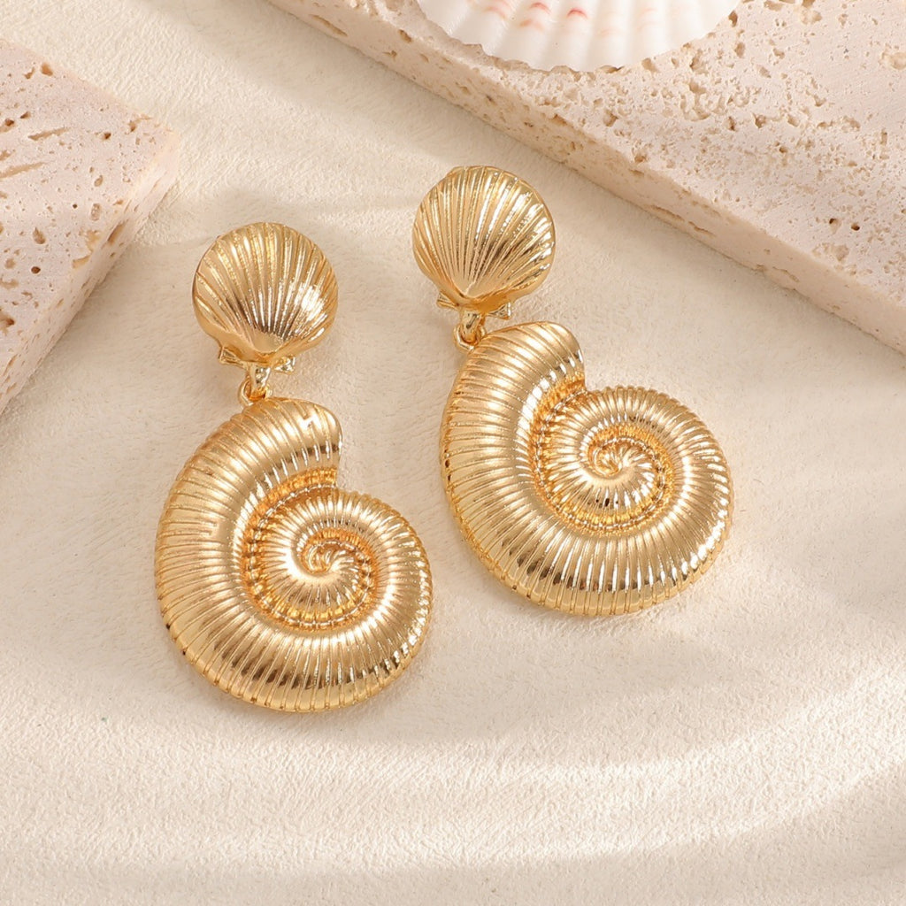 Damen Ohrringe im luxuriösen Muscheldesign Shop Nory