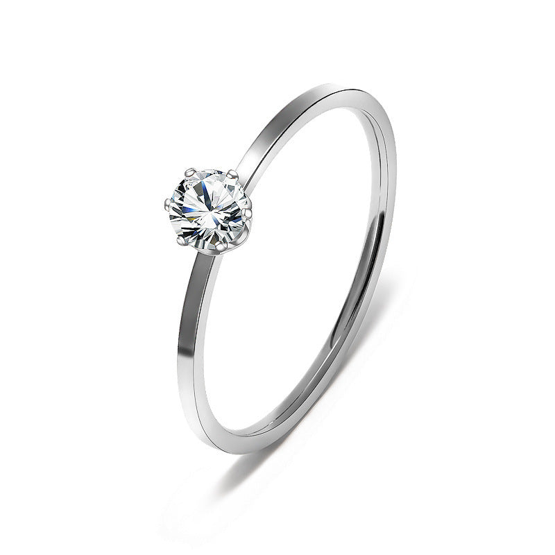 Damen Minimalistische Verlobungsring Shop Nory