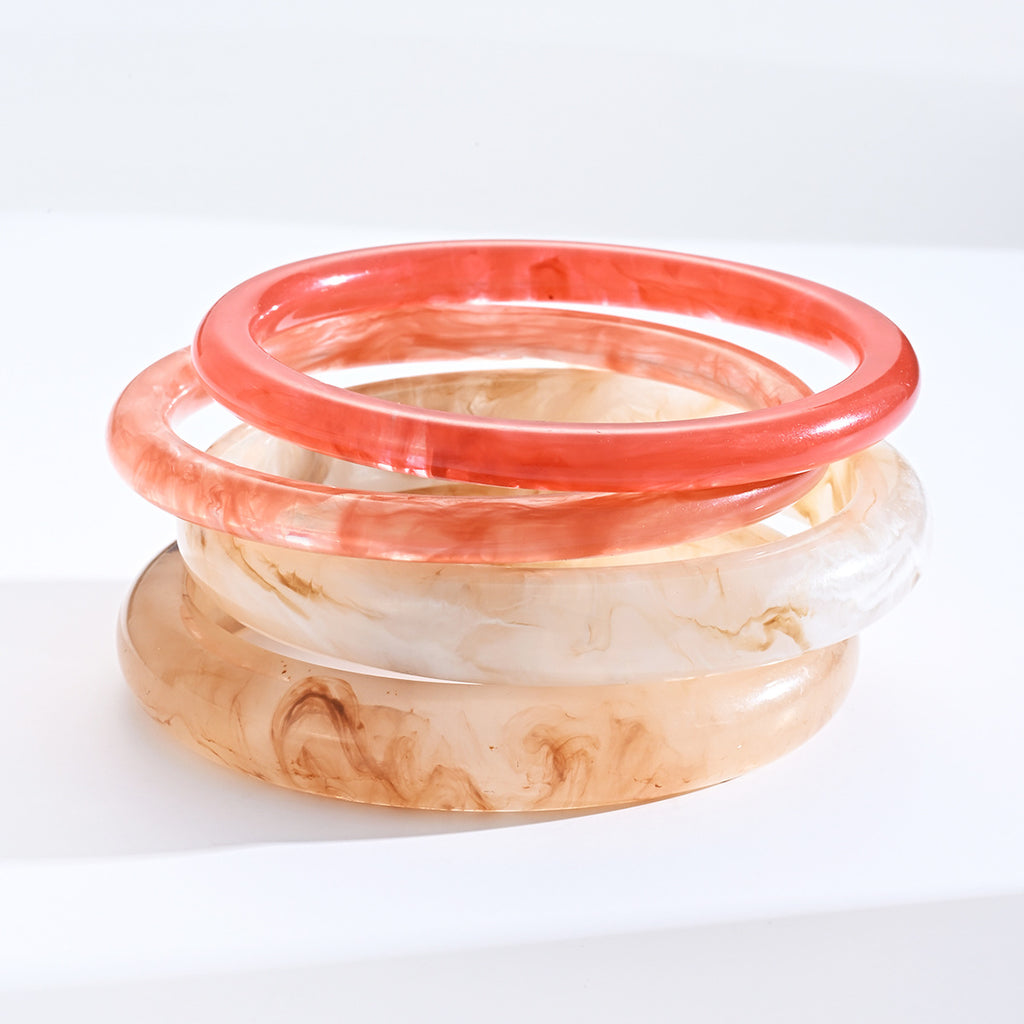 Damen Armband-Set mit stilvollen, transparenten Designs Shop Nory