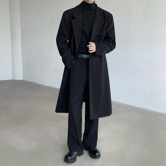 Herren Eleganter Wollmantel Shop Nory
