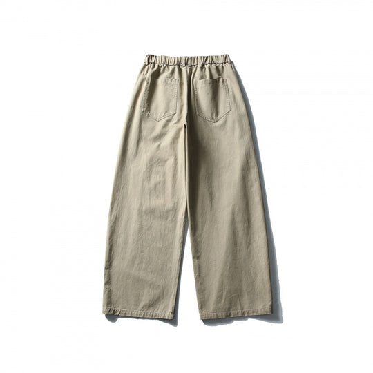 Damen Weite High-Waist Culotte-Hose mit elastischem Bund und Eingrifftaschen Shop Nory