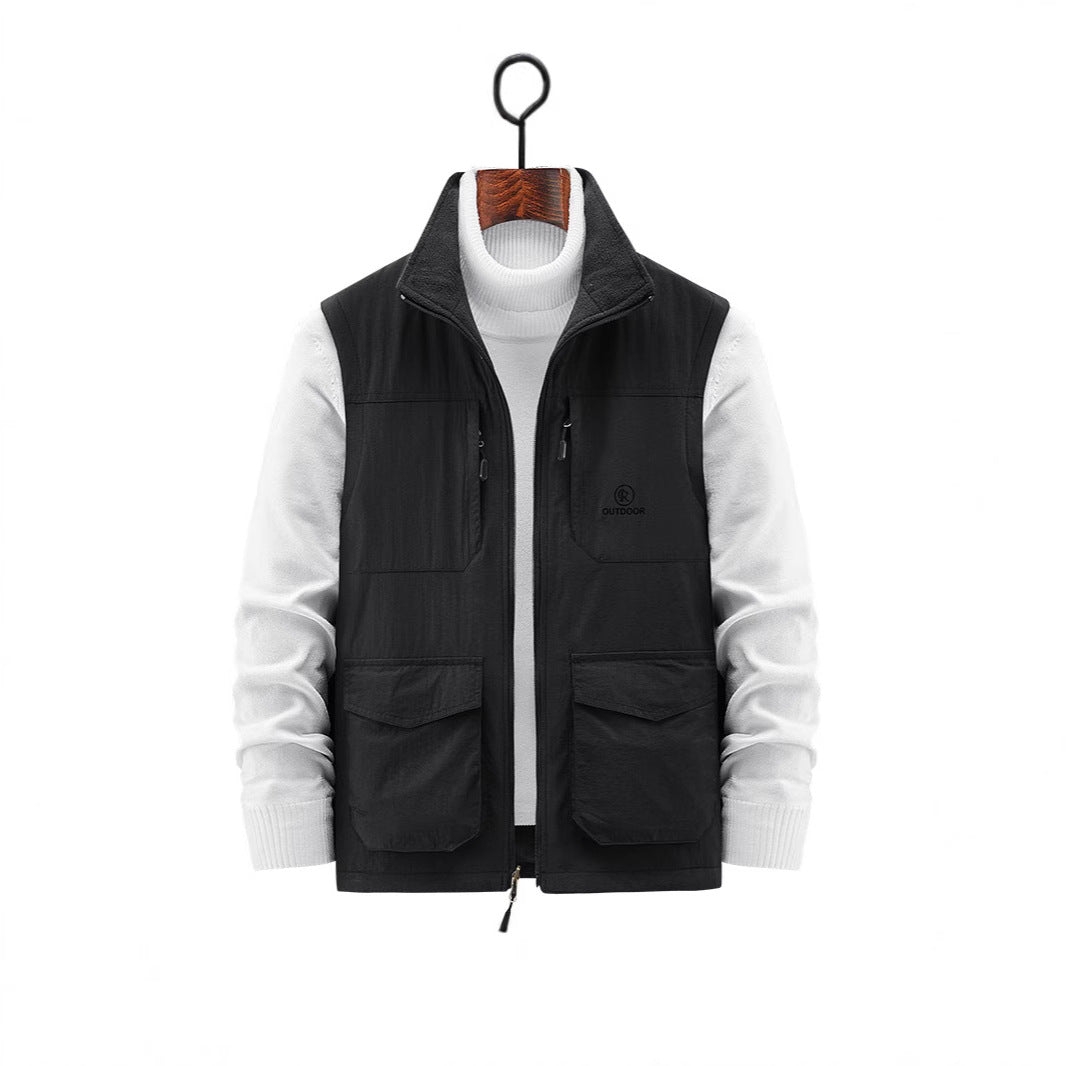 Herren Robuste Funktionsweste mit vielen Taschen Shop Nory