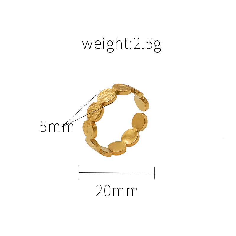 Damen Zarter und stilvoller Ring mit filigraner Struktur Shop Nory