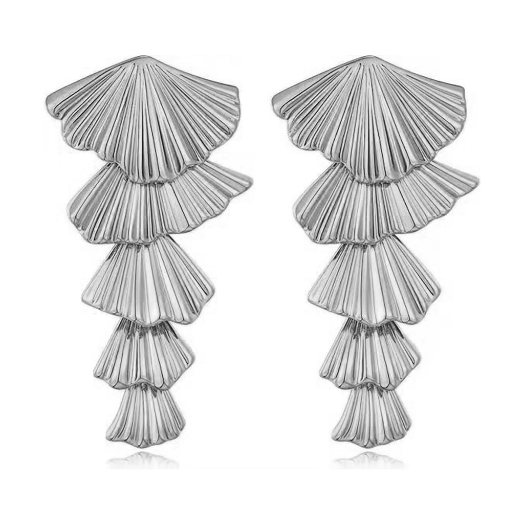 Damen Hängende Ohrringe im eleganten Ginkgo-Blatt-Design Shop Nory
