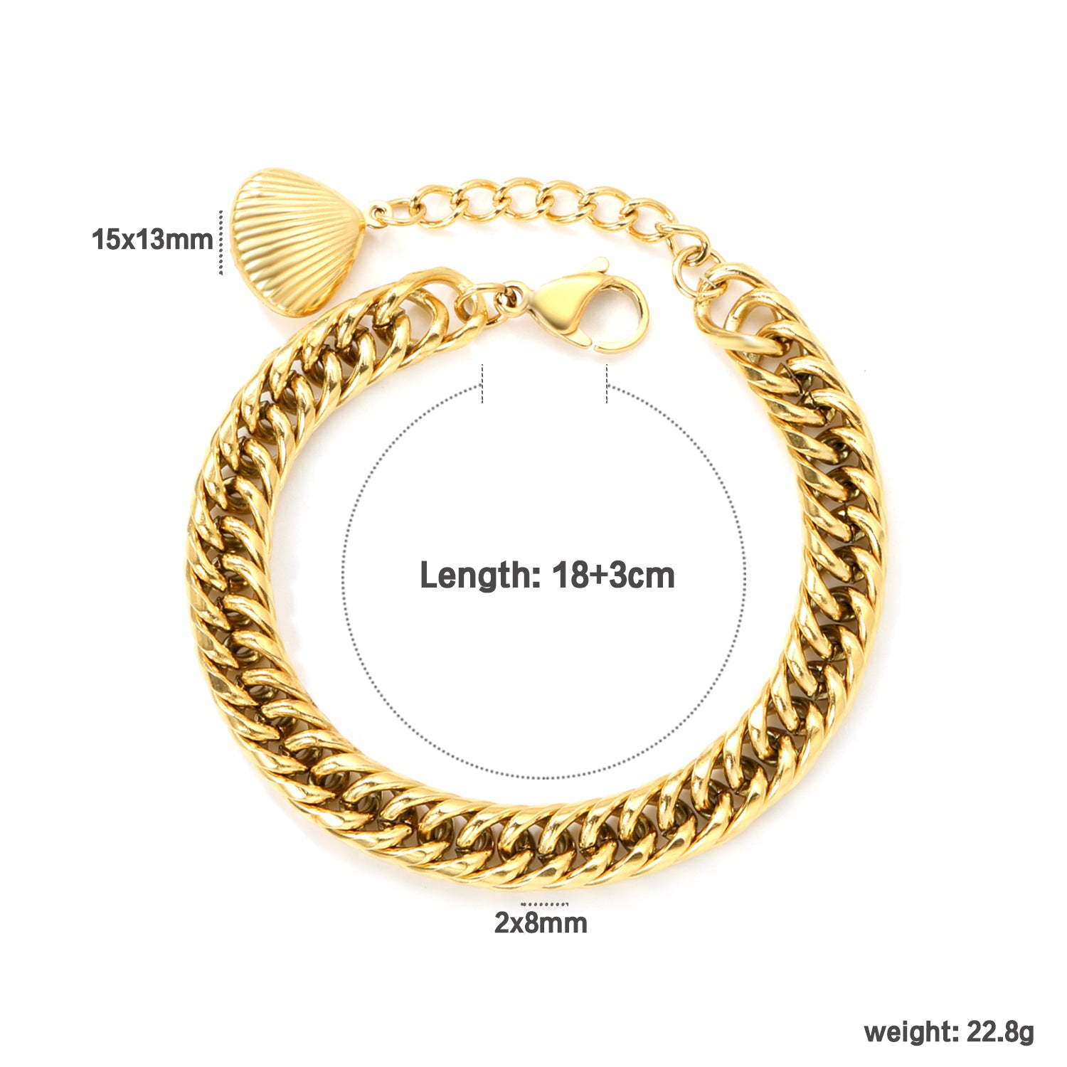 Damen Armband mit maritimen Anhängern aus hochwertigem Edelstahl Shop Nory