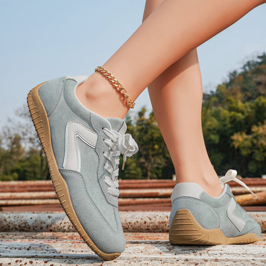 Damen Veloursleder-Optik Casual-Sneaker mit ergonomischer Komfortsohle Shop Nory