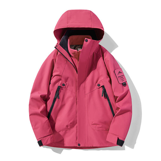 Unisex Wasserdichte, atmungsaktive Hardshell-Outdoorjacke mit Kapuze Shop Nory