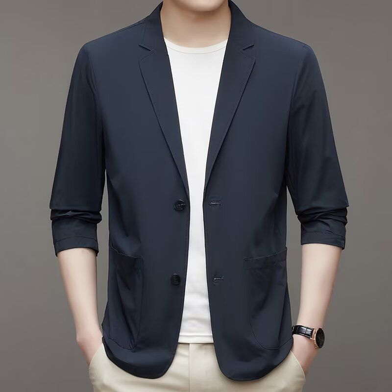 Herren Modischer Blazer mit hohem Kragen Shop Nory