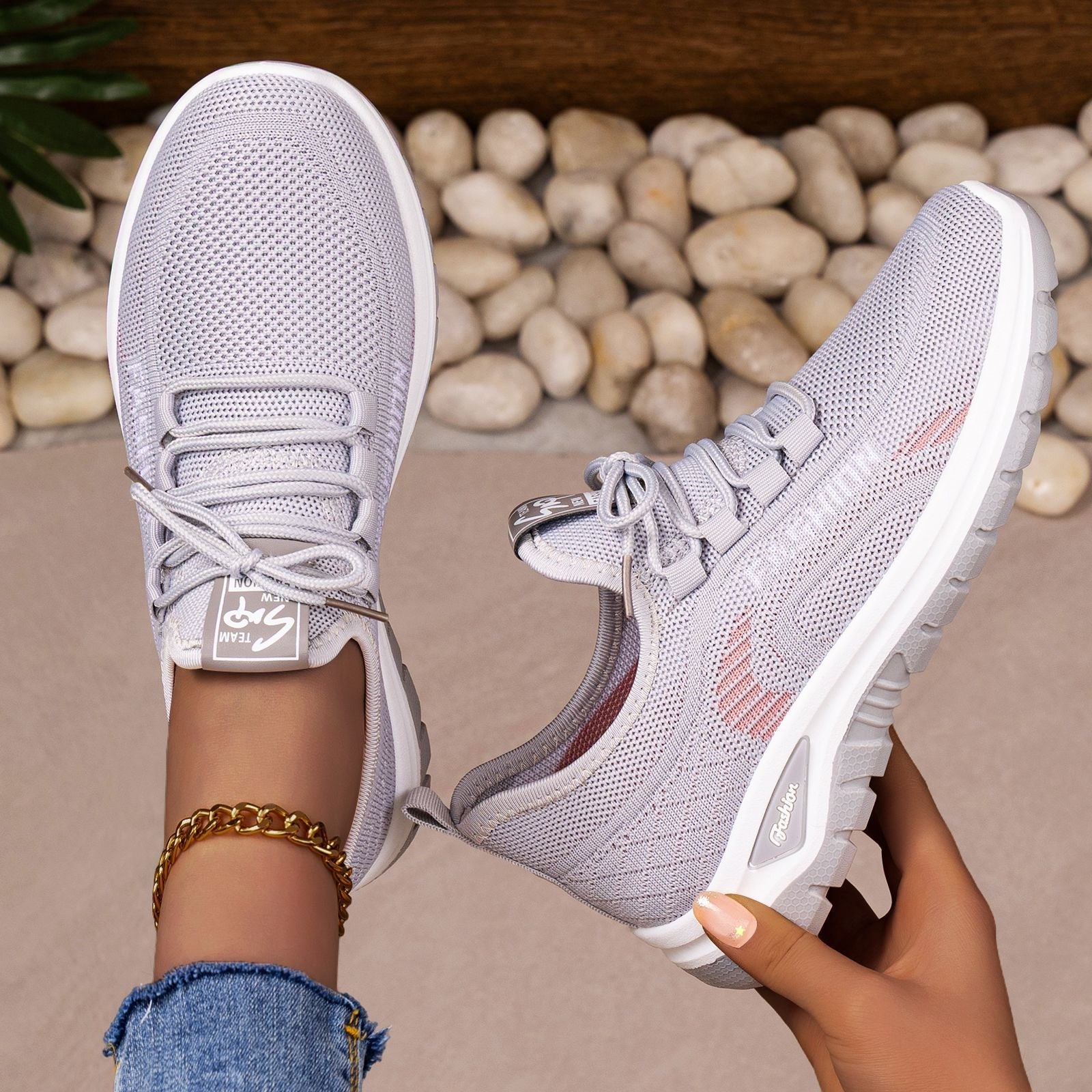 Damen Atmungsaktive und bequeme Sport-Sneaker