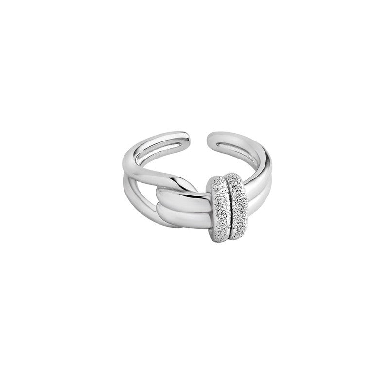 Damen Offener Ring mit elegantem gewundenem Design Shop Nory