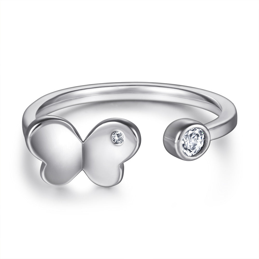 Damen Halskette mit elegantem Schmetterlingsdesign und funkelndem Zirkonia Shop Nory