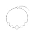 Damen filigranes Armband mit funkelnden Zirkonia-Elementen Shop Nory