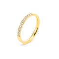 Damen Brillantring mit hochwertigem Zirkonbesatz und zeitlosem Design Shop Nory