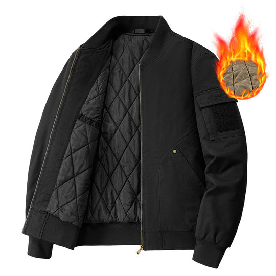Herren Stylische Überjacke mit warmem Innenfutter Shop Nory