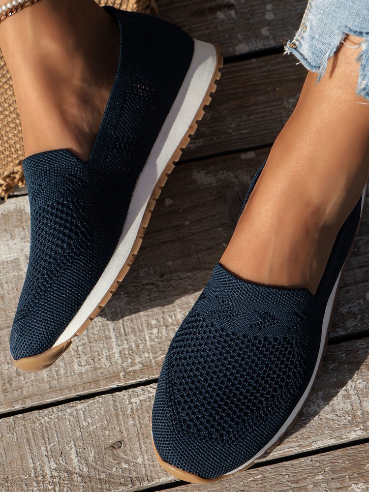 Damen Komfortable Slip-On Sneakers