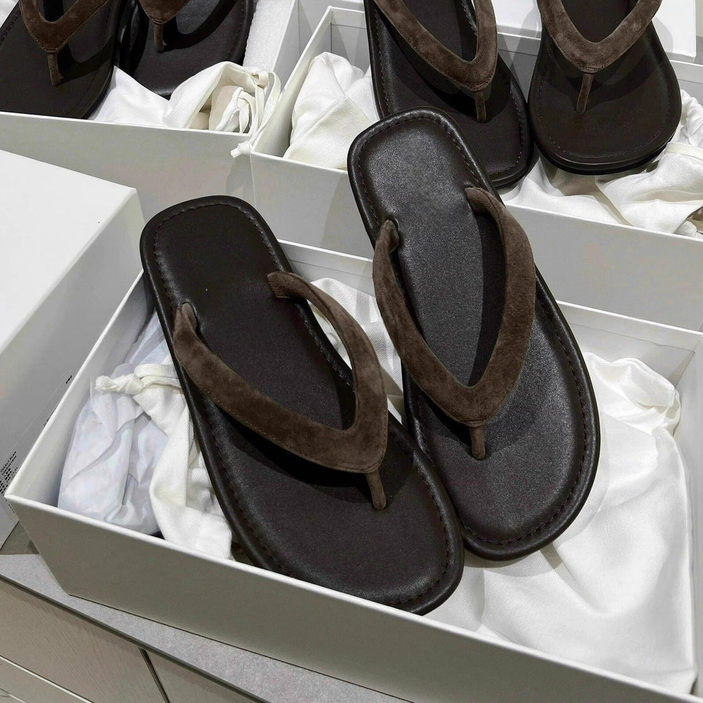 Damen Fußbett Flip-Flops mit rutschfester Sohle und anatomischer Passform