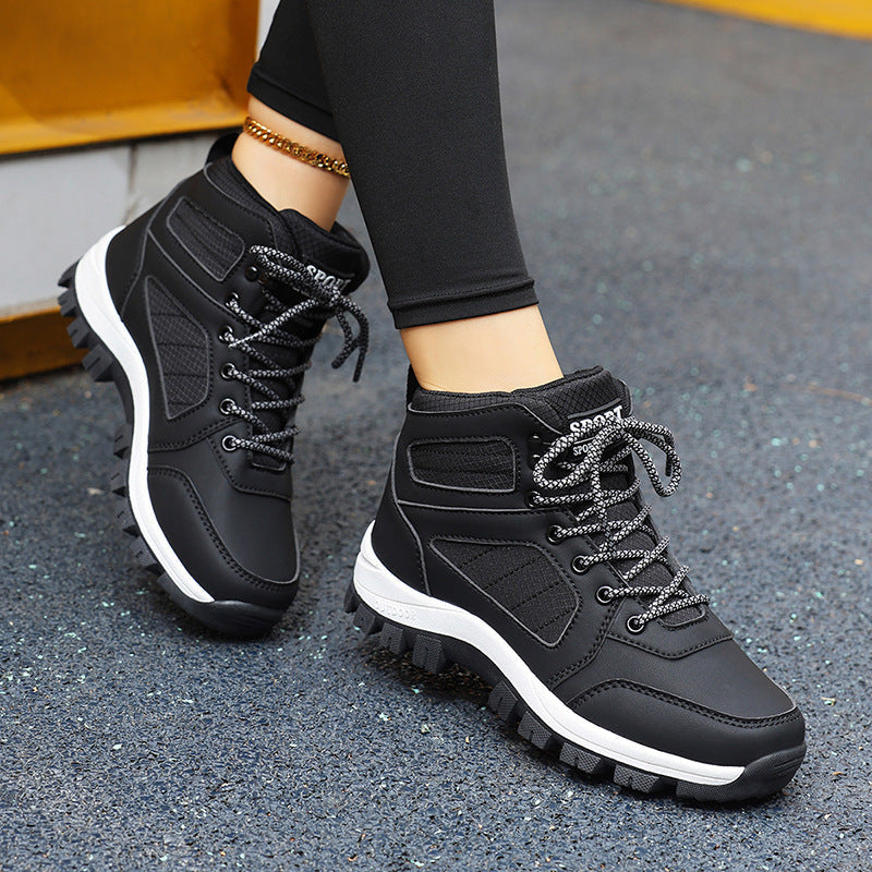 Damen wasserdichte Wanderschuhe mit rutschfester Sohle und atmungsaktivem Obermaterial