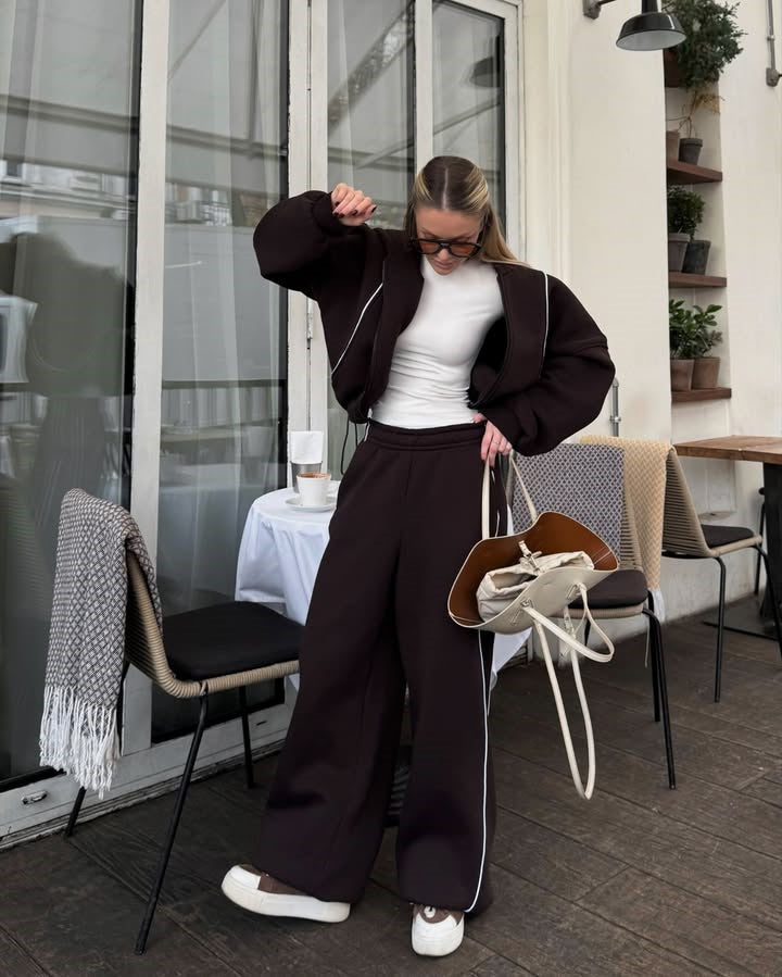 Damen Bequemer Oversized Jogginganzug Shop Nory
