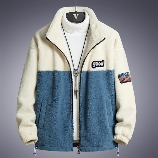 Herren Gemütliche Fleecejacke mit Kapuze Shop Nory