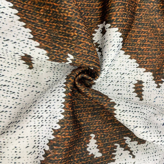 Damen Hoodie mit kreativem Pferdemuster & bequemer Passform