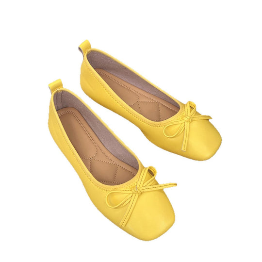 Damen Ballerinas mit süßem Schleifen-Design und komfortabler Sohle