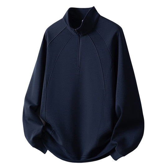 Herren Sport Fleece Pullover mit Reißverschluss Shop Nory