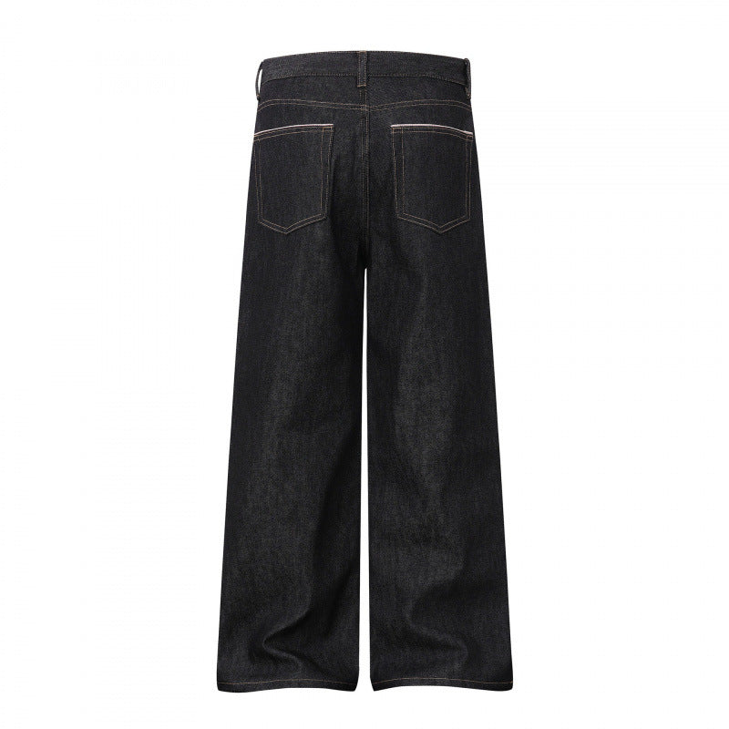 Damen Weite Highwaist-Jeanshose im Balloon-Cut mit weitem Bein und klassischem Taschen-Design Shop Nory