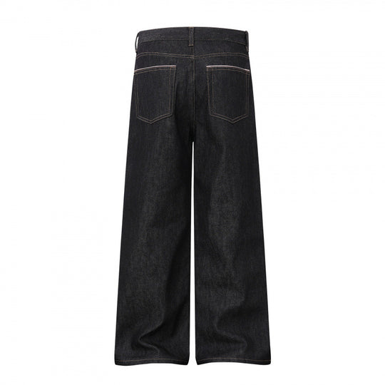 Damen Weite Highwaist-Jeanshose im Balloon-Cut mit weitem Bein und klassischem Taschen-Design Shop Nory