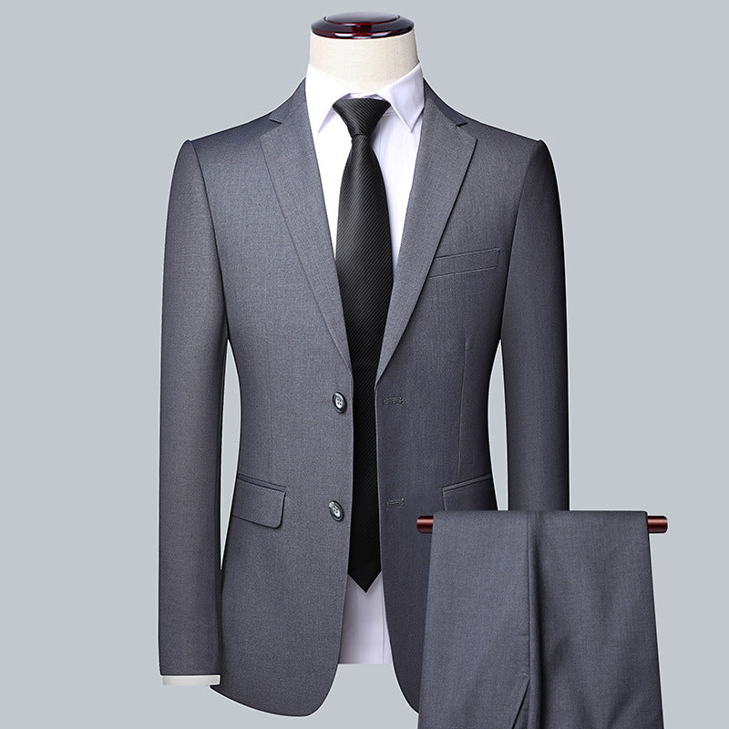 Herren Modernes Slim-Fit Anzug-Sakko mit feiner Struktur, leichtem Stretch und Pattentaschen Shop Nory