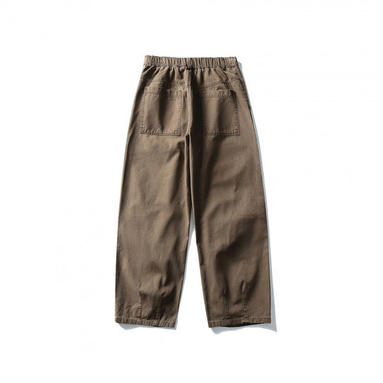 Unisex Weite Utility-Cargo-Hose im Relaxed-Fit mit Knieabnähern und elastischem Saum Shop Nory
