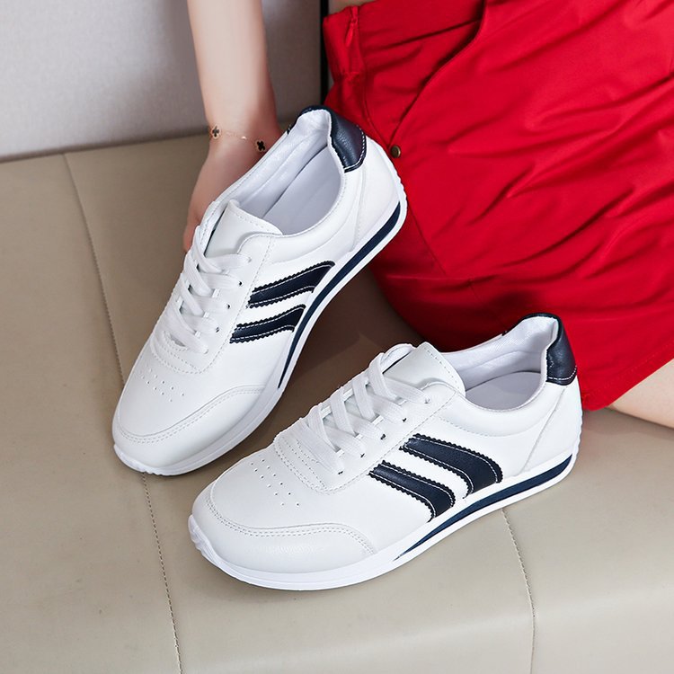 Damen klassische Sneakers mit modischen Streifen