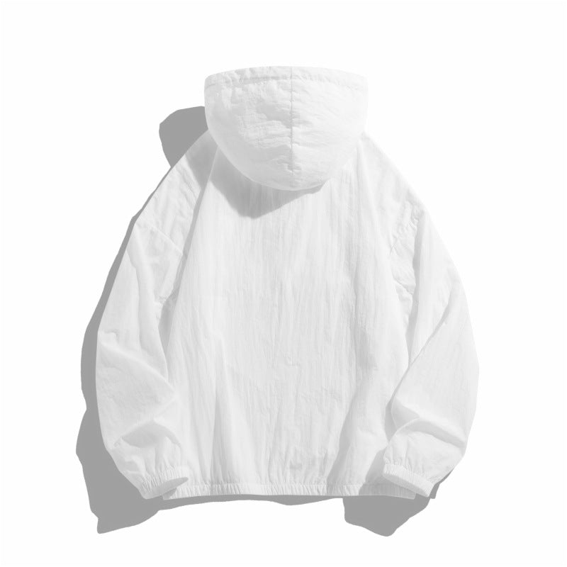 Damen leichte Windjacke mit verstellbarem Kapuzensystem