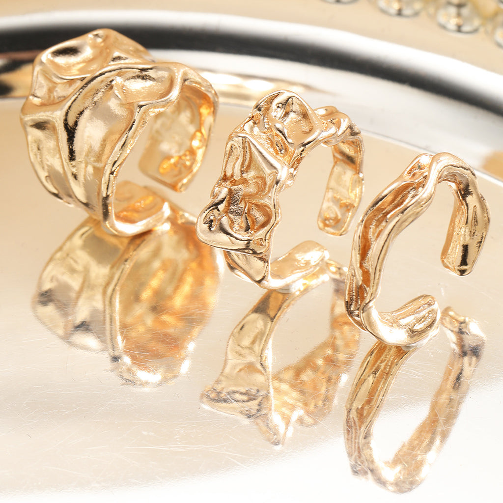 Damen Ring-Set mit kunstvoller und skulpturaler Gestaltung Shop Nory