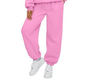 Damen nan lässige Jogginghose mit hohem Bund elastischen Knöchelabschlüssen und weichem Fleecefutter Shop Nory