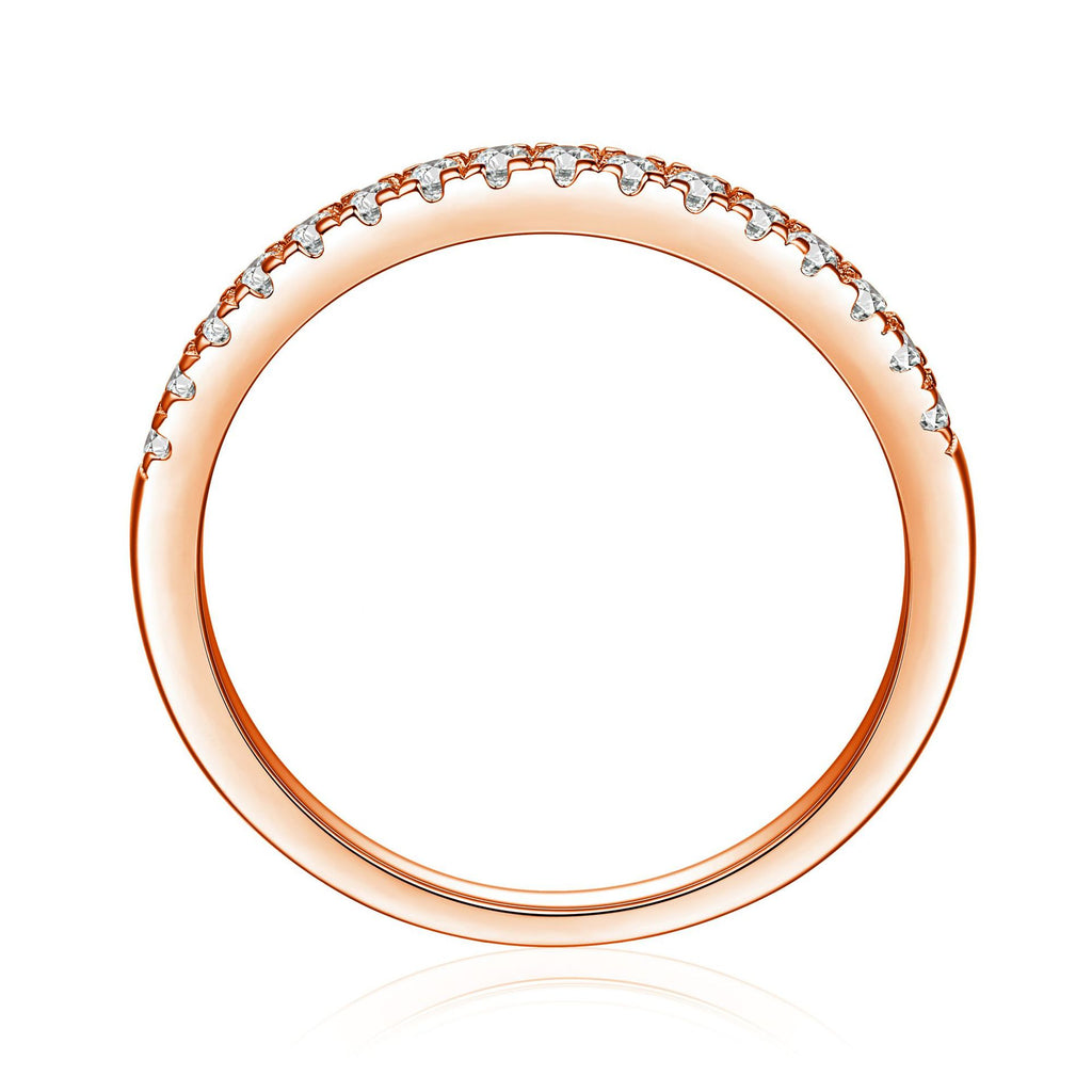 Damen Ring mit funkelndem Zirkonia-Pavé-Besatz Shop Nory