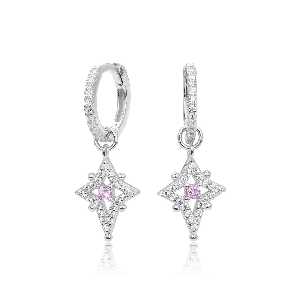 Damen Ohrhänger mit funkelndem Zirkon und eleganter Fassung Shop Nory